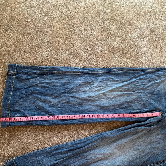Pilcro Blue Wide Leg Jeans - Picture 5 of 8